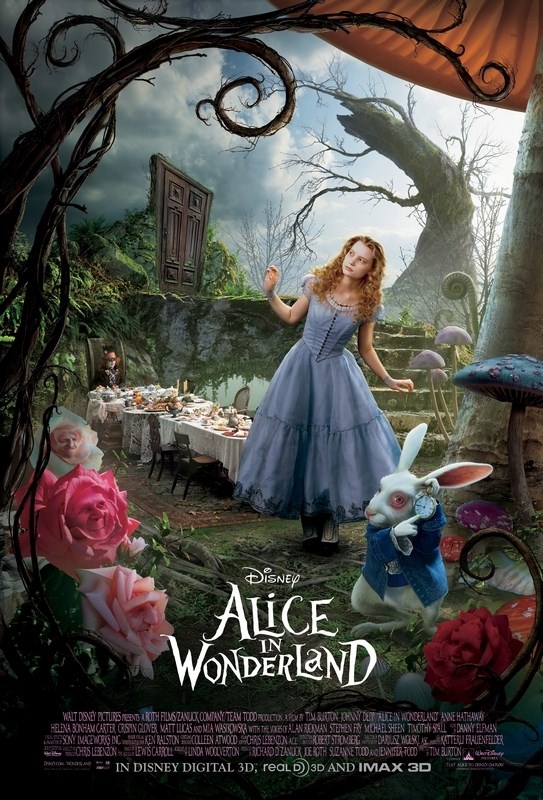 

Постер к фильму "Алиса в стране чудес" (Alice in Wonderland) Оригинальный 68,6x101,6 см