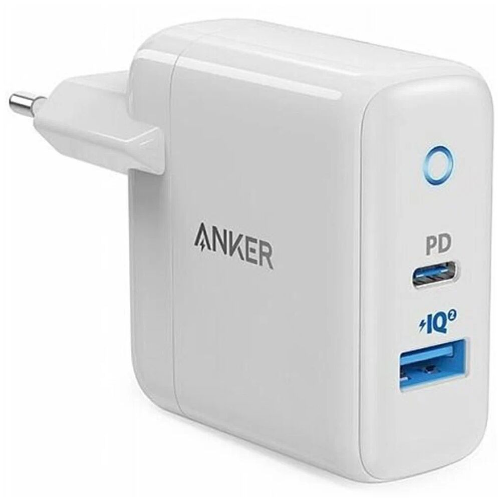 фото Сетевое зарядное устройство anker powerport pd+2 20w+15w, цвет белый (a2636g21)