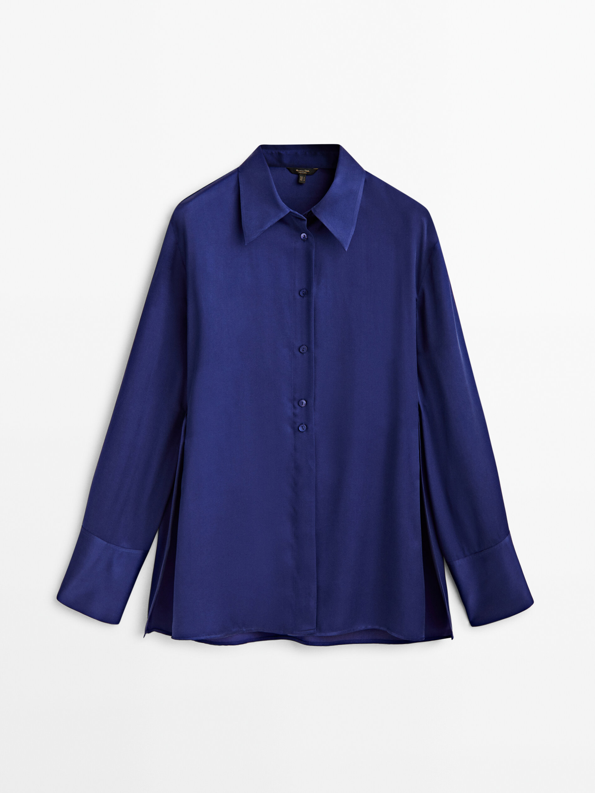 

Блуза женская Massimo Dutti 05192520611 фиолетовая L, 05192520611