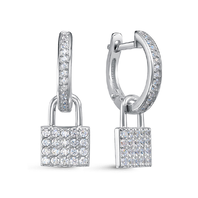 

Серьги из серебра с фианитом Del'ta с1204026 13049001, с1204026 13049001
