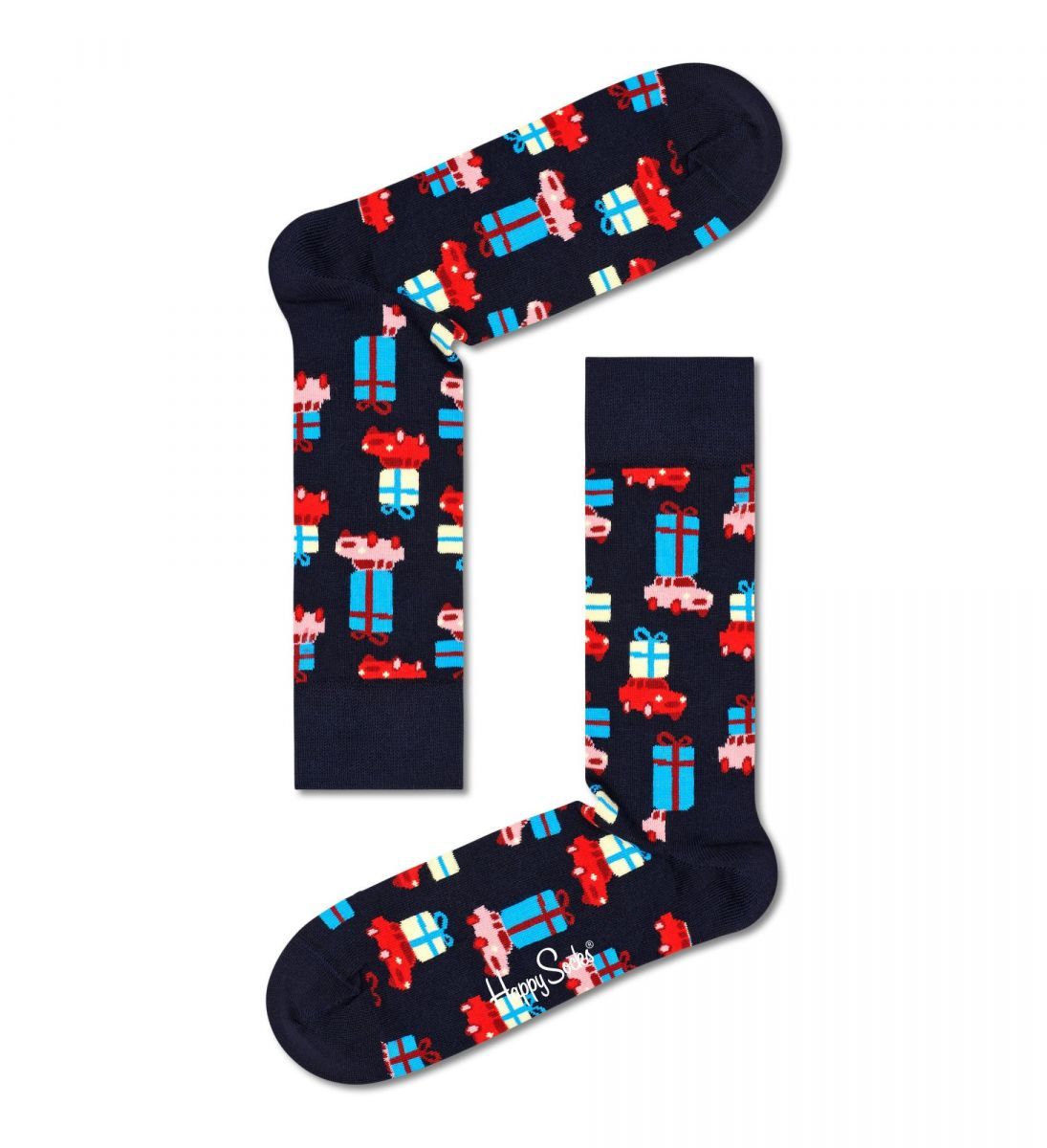 

Носки унисекс Happy Socks HSS01 синие 25, Синий, HSS01