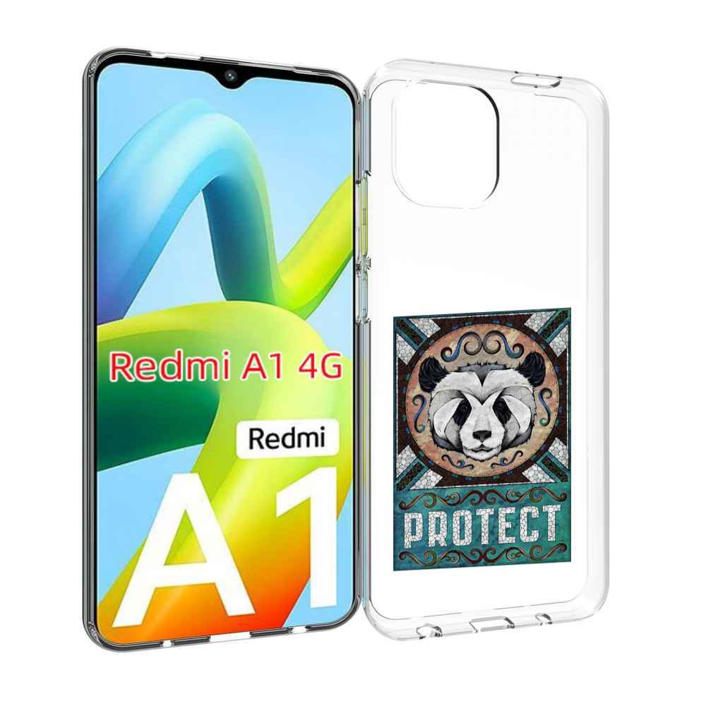 

Чехол MyPads защита панды для Xiaomi Redmi A1, Прозрачный, Tocco