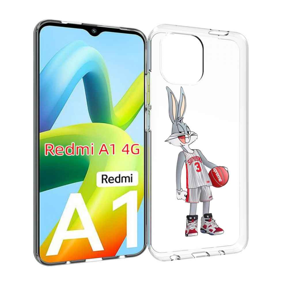 

Чехол MyPads заяц-баскетболист женский для Xiaomi Redmi A1, Прозрачный, Tocco
