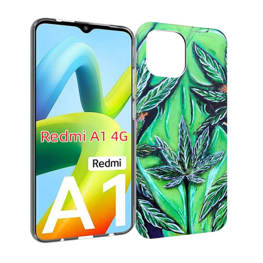 

Чехол MyPads зеленая девушка для Xiaomi Redmi A1, Прозрачный, Tocco