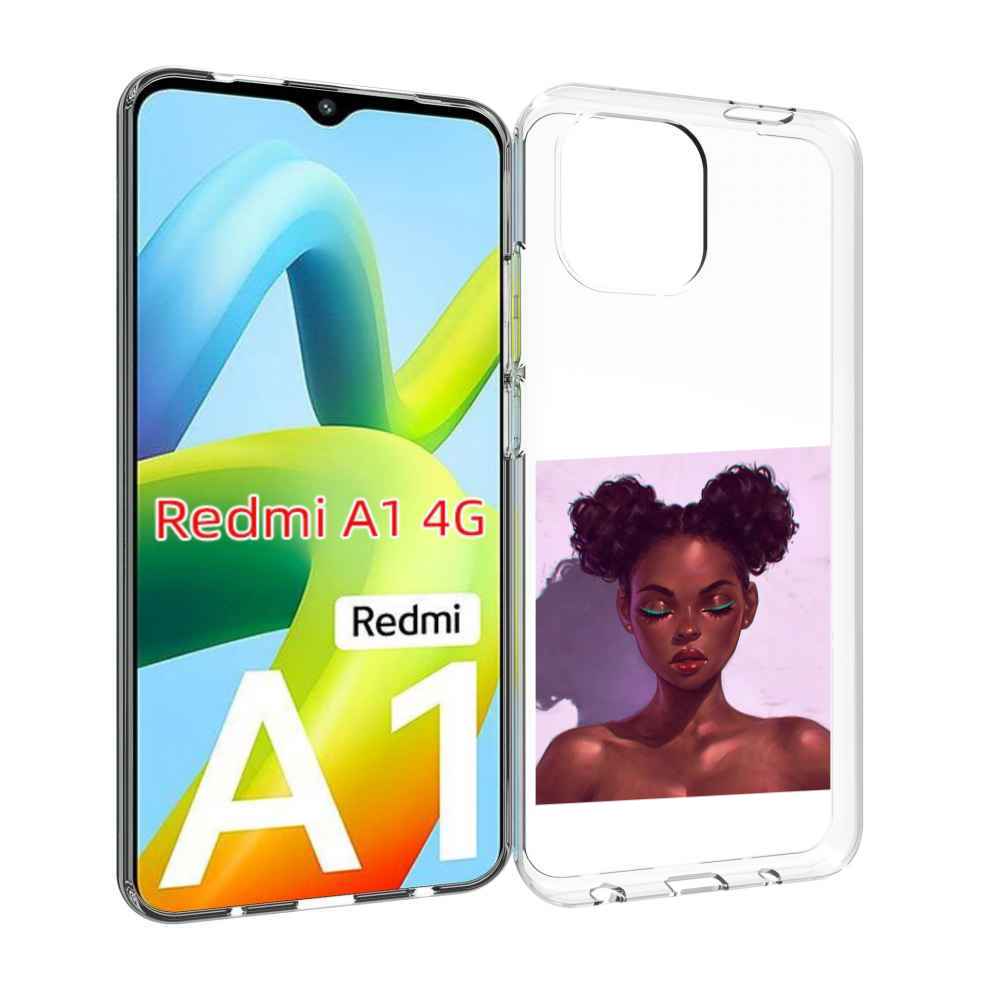 

Чехол MyPads зеленые-стрелки женский для Xiaomi Redmi A1, Прозрачный, Tocco