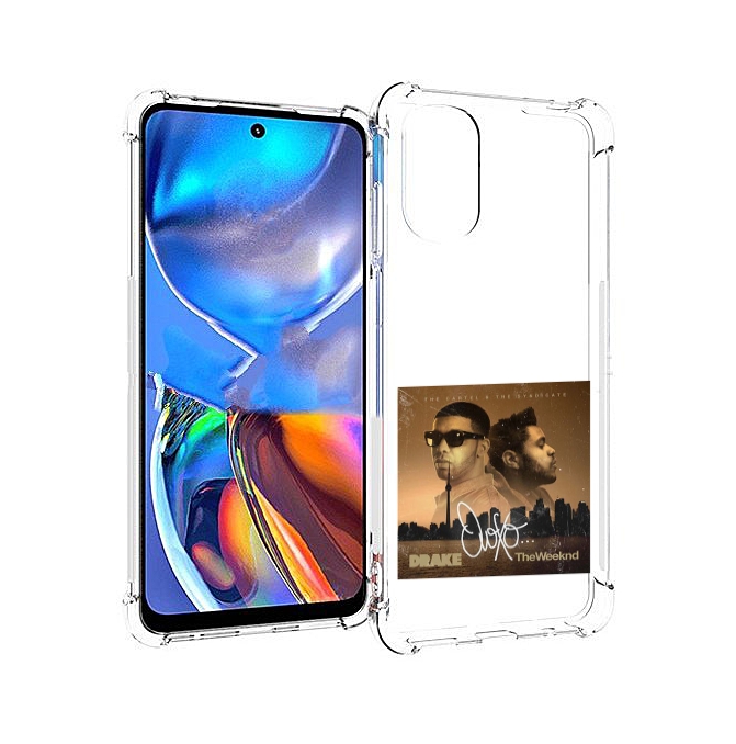 

Чехол MyPads Drake & The Weeknd - OVOXO для Motorola Moto E32, Прозрачный, Tocco