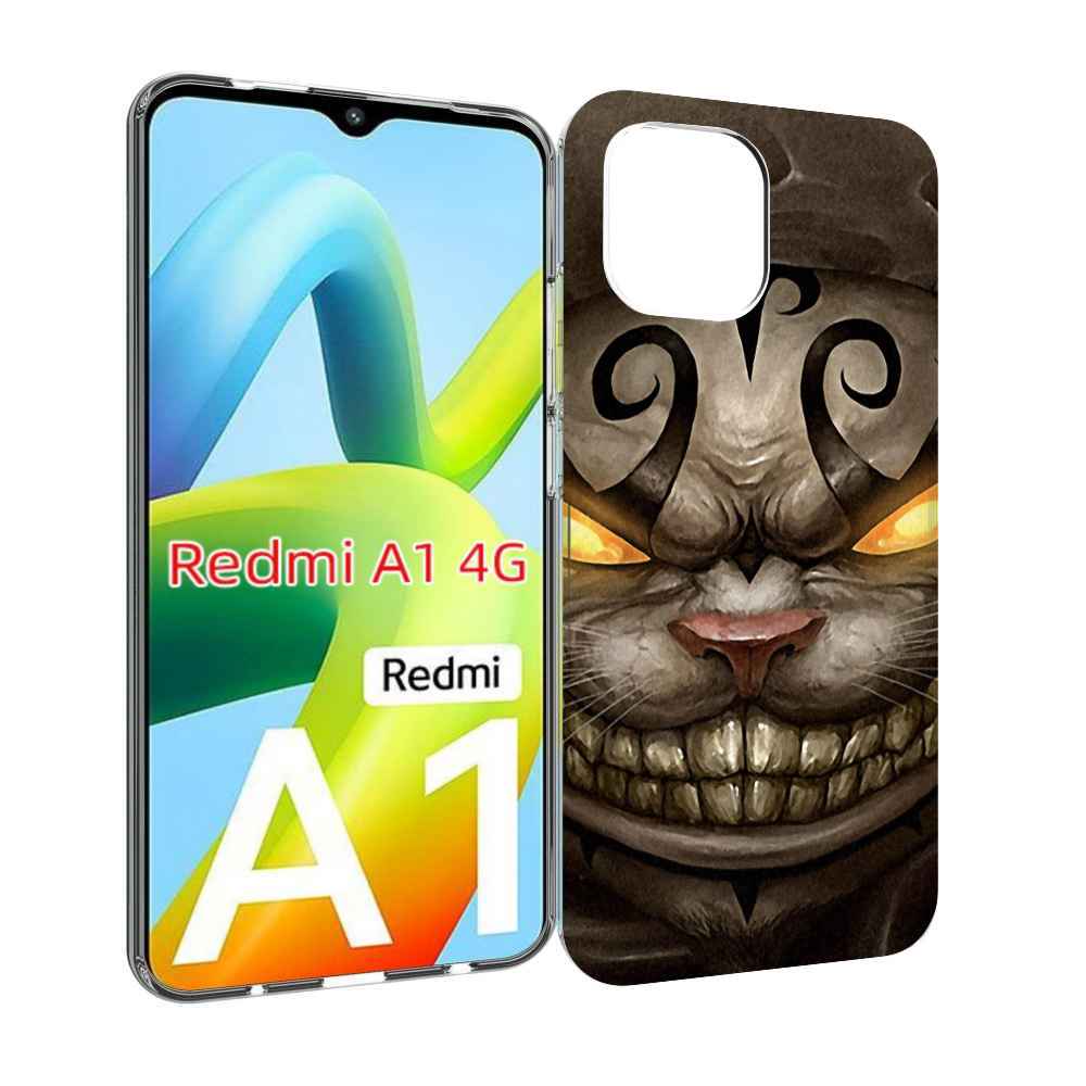 

Чехол MyPads злой котик с желтыми глазами для Xiaomi Redmi A1, Прозрачный, Tocco