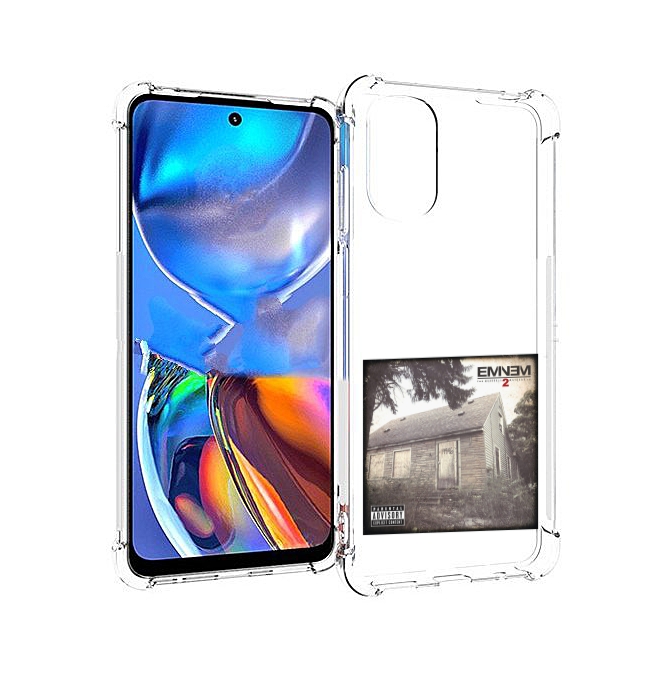 

Чехол MyPads Eminem THE MARSHALL MATHERS LP 2 для Motorola Moto E32, Прозрачный, Tocco