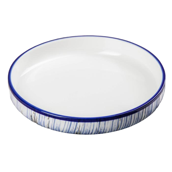 

Тарелка обеденная «Бриз», 20,53,5 см, Синий, Посуда из керамики "Бриз"