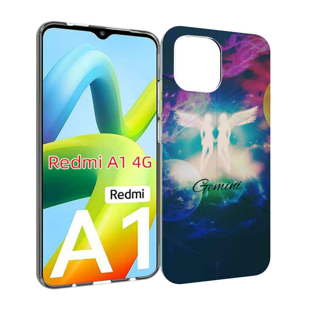 

Чехол MyPads знак зодиака близнецы 3 для Xiaomi Redmi A1, Прозрачный, Tocco