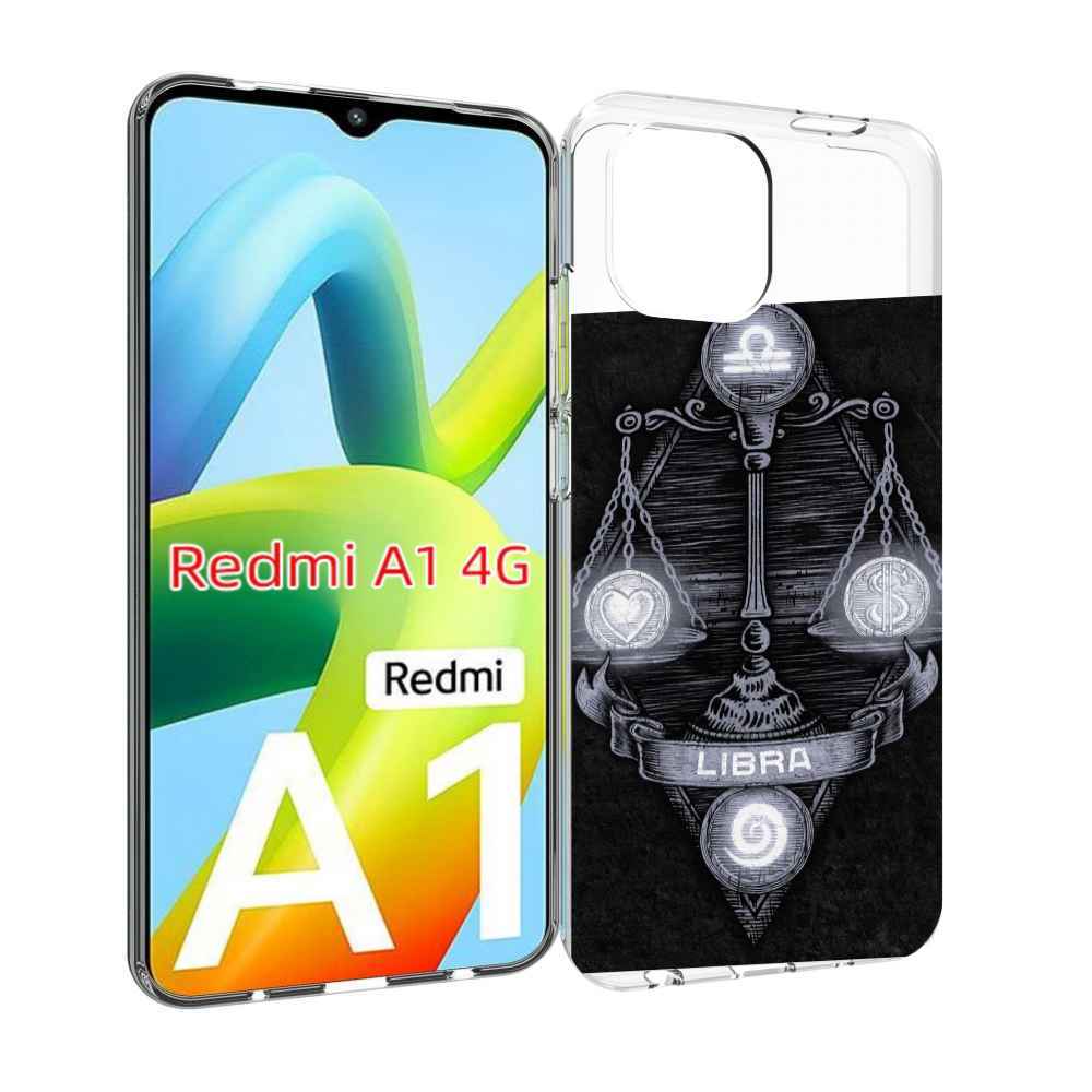 

Чехол MyPads знак зодиака весы 2 для Xiaomi Redmi A1, Прозрачный, Tocco