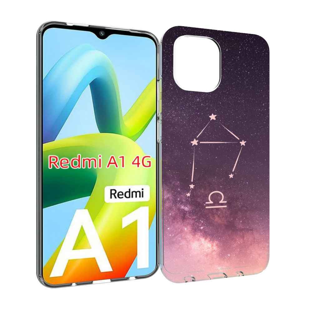 

Чехол MyPads знак зодиака весы 4 для Xiaomi Redmi A1, Прозрачный, Tocco
