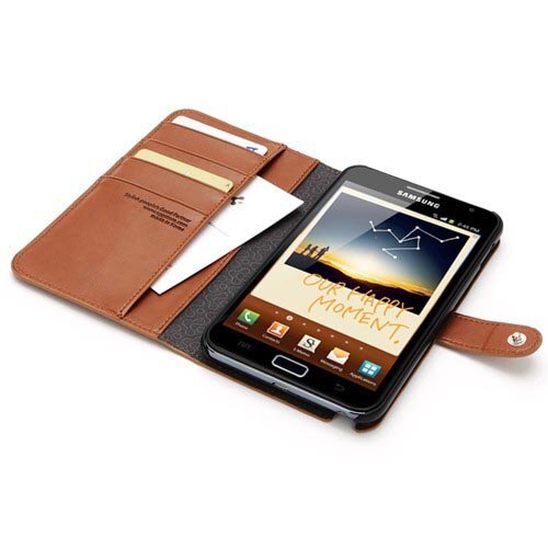 Портмоне Spigen для Galaxy Note - Valentinus - Коричневый - SGP08512