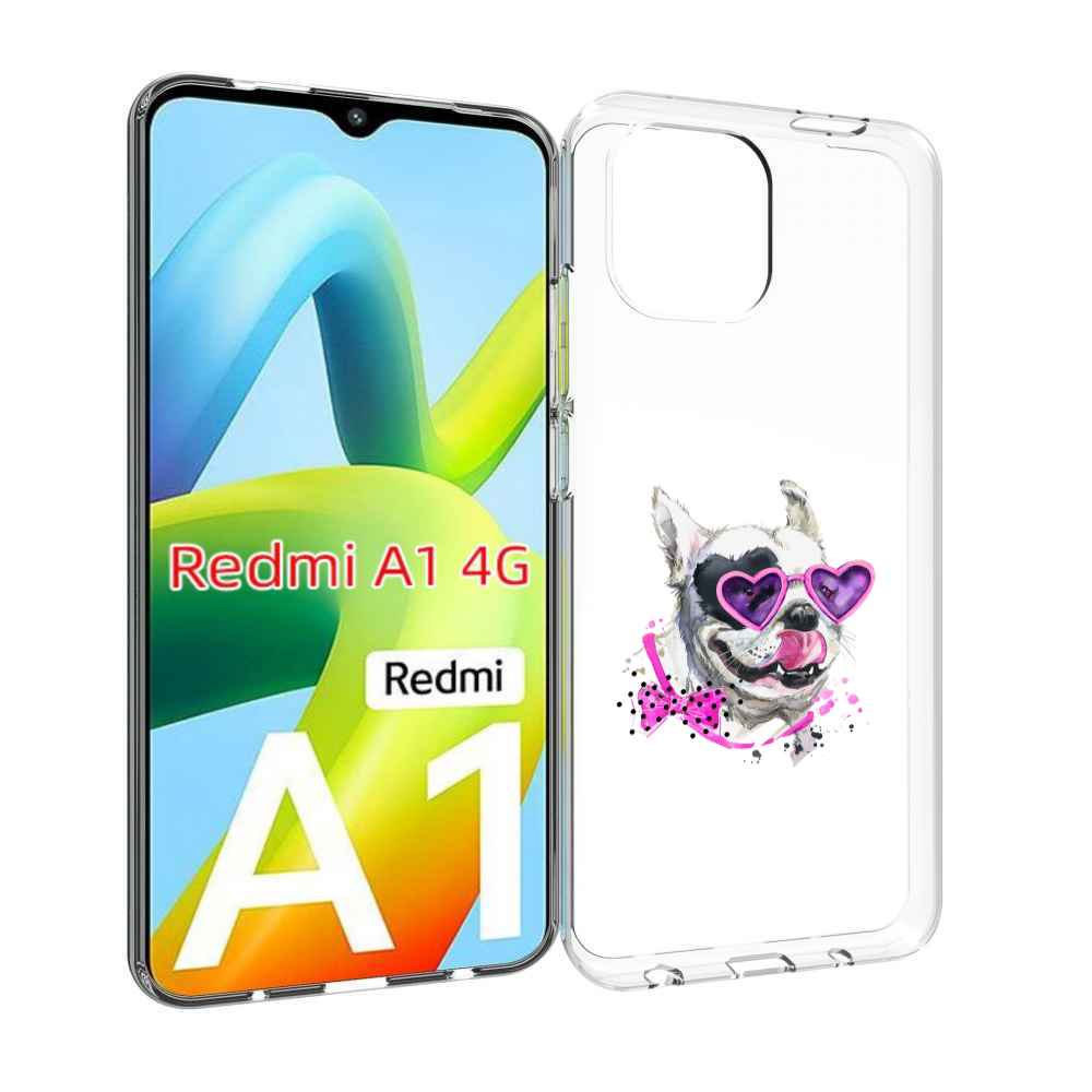 

Чехол MyPads акварельный пёс для Xiaomi Redmi A1, Прозрачный, Tocco