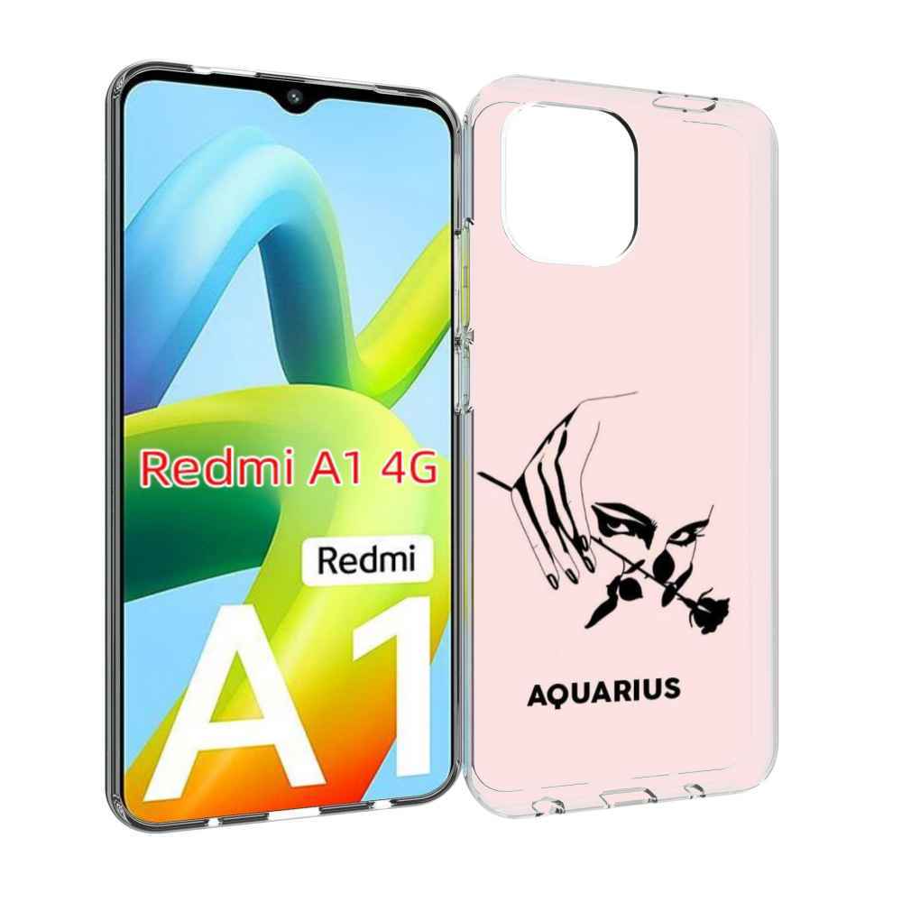 

Чехол MyPads знак зодиака водолеи 3 для Xiaomi Redmi A1, Прозрачный, Tocco