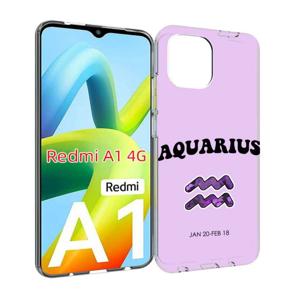 

Чехол MyPads знак зодиака водолеи 4 для Xiaomi Redmi A1, Прозрачный, Tocco