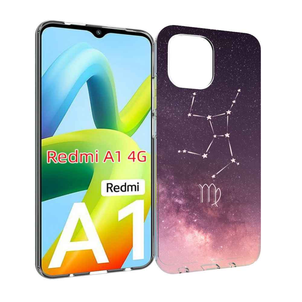 

Чехол MyPads знак зодиака дева 4 для Xiaomi Redmi A1, Прозрачный, Tocco