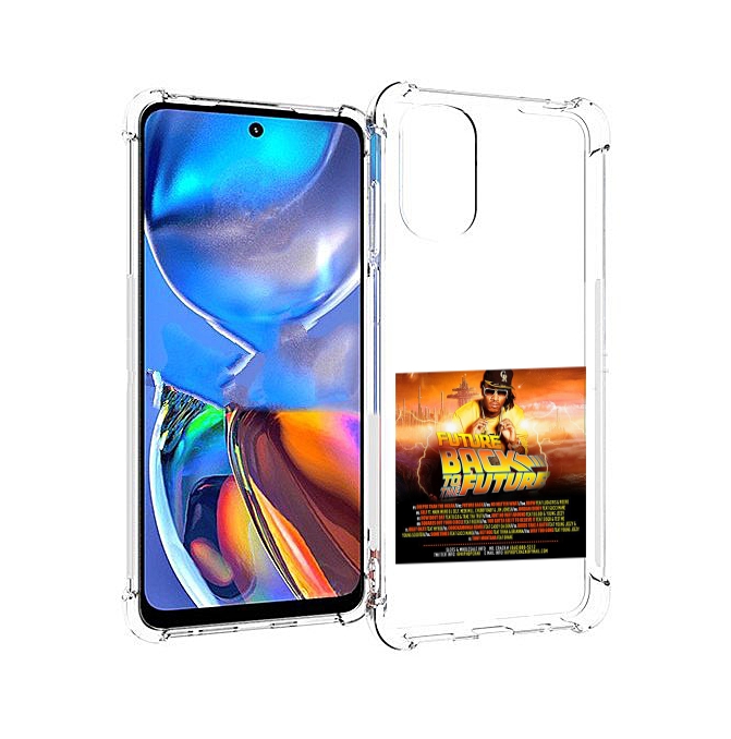 

Чехол MyPads Future - Back To The Future для Motorola Moto E32, Прозрачный, Tocco