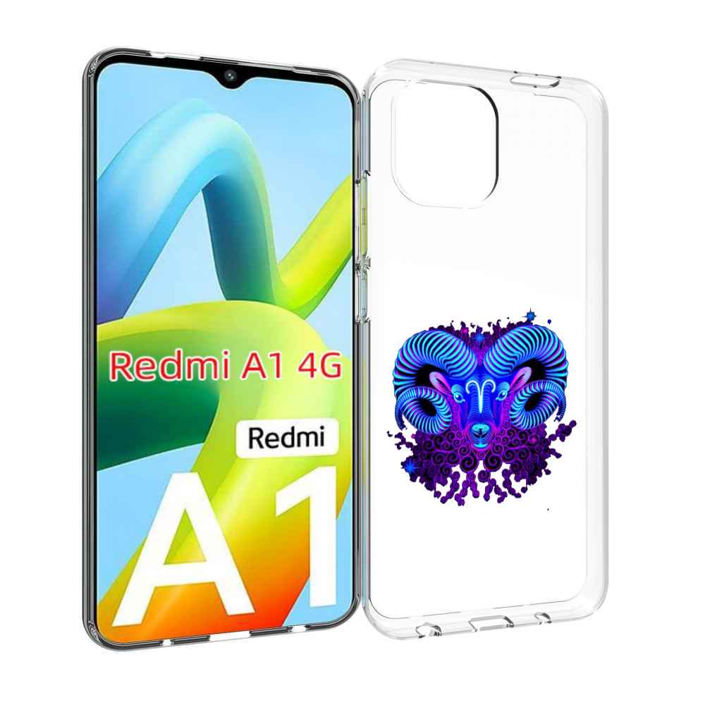 

Чехол MyPads знак зодиака овен 2 для Xiaomi Redmi A1, Прозрачный, Tocco
