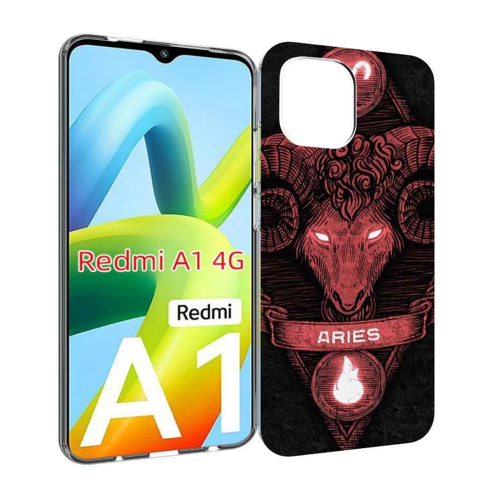 

Чехол MyPads знак зодиака овен 6 для Xiaomi Redmi A1, Прозрачный, Tocco
