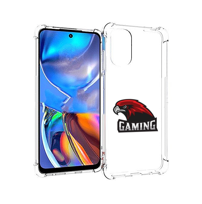 

Чехол MyPads Gaming-1 мужской для Motorola Moto E32, Прозрачный, Tocco