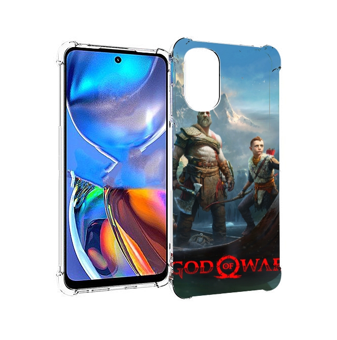 

Чехол MyPads God Of War Кратос Атрей для Motorola Moto E32, Прозрачный, Tocco