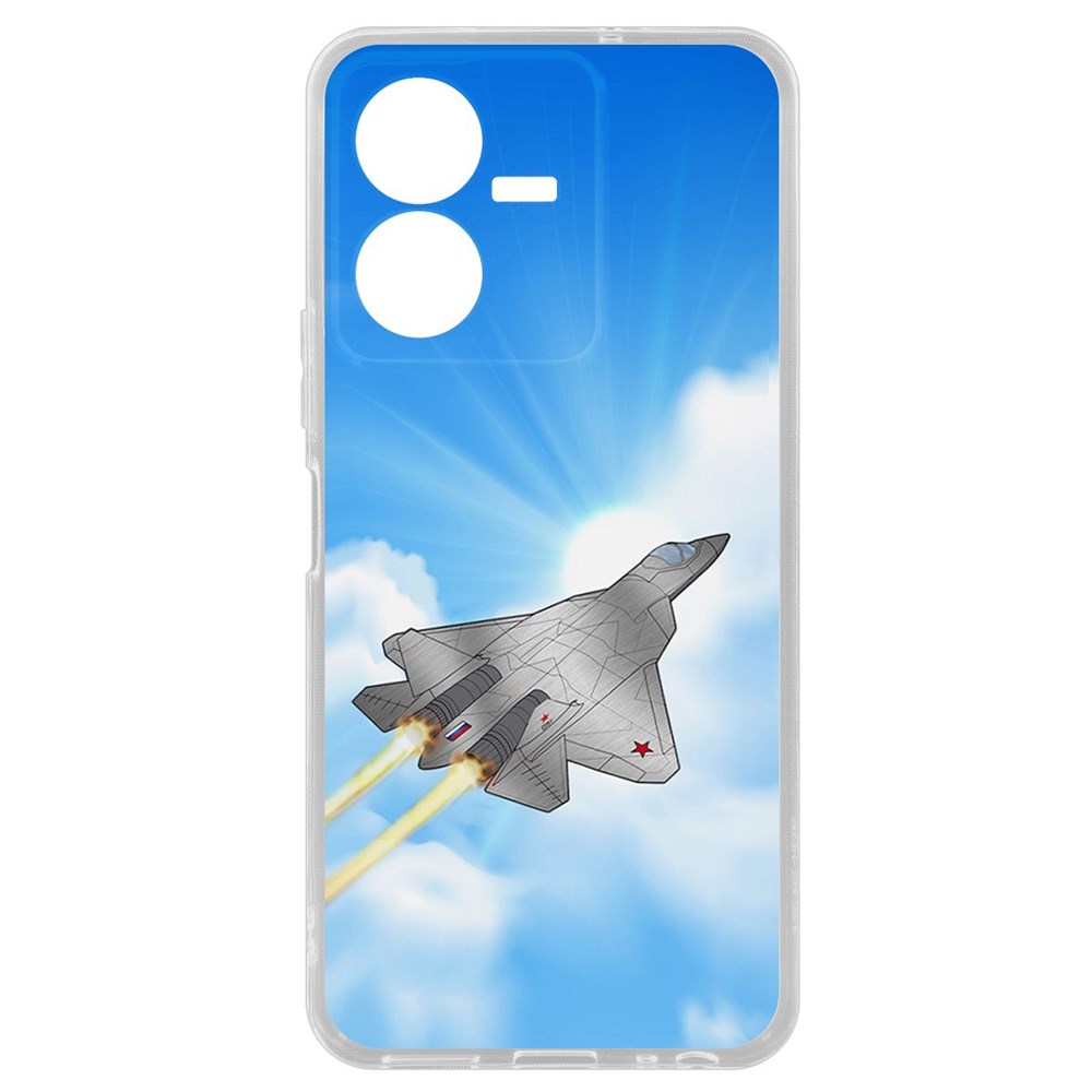 

Чехол-накладка Кейс СУ-57 для Vivo Y22, Прозрачный