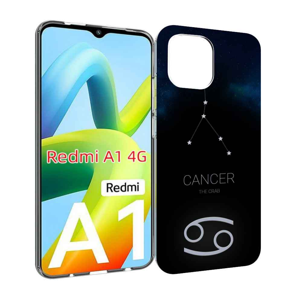 

Чехол MyPads знак зодиака рак 2 для Xiaomi Redmi A1, Прозрачный, Tocco