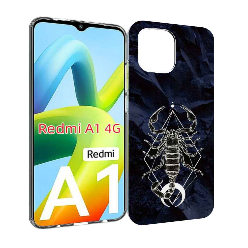 

Чехол MyPads знак зодиака скорпион 3 для Xiaomi Redmi A1, Прозрачный, Tocco