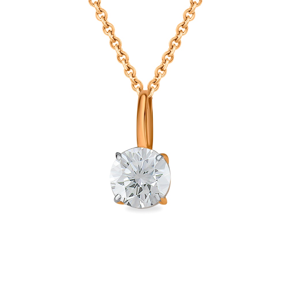 

Кулон из красного золота 585Gold 303002946, фианит, 303002946