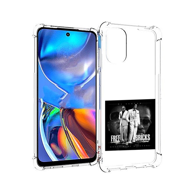 

Чехол MyPads Gucci Mane & Future - Free Bricks для Motorola Moto E32, Прозрачный, Tocco