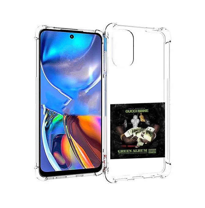 

Чехол MyPads Gucci Mane & Migos - The Green Album для Motorola Moto E32, Прозрачный, Tocco