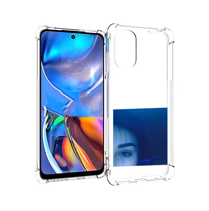 

Чехол MyPads Hate Love face для Motorola Moto E32, Прозрачный, Tocco