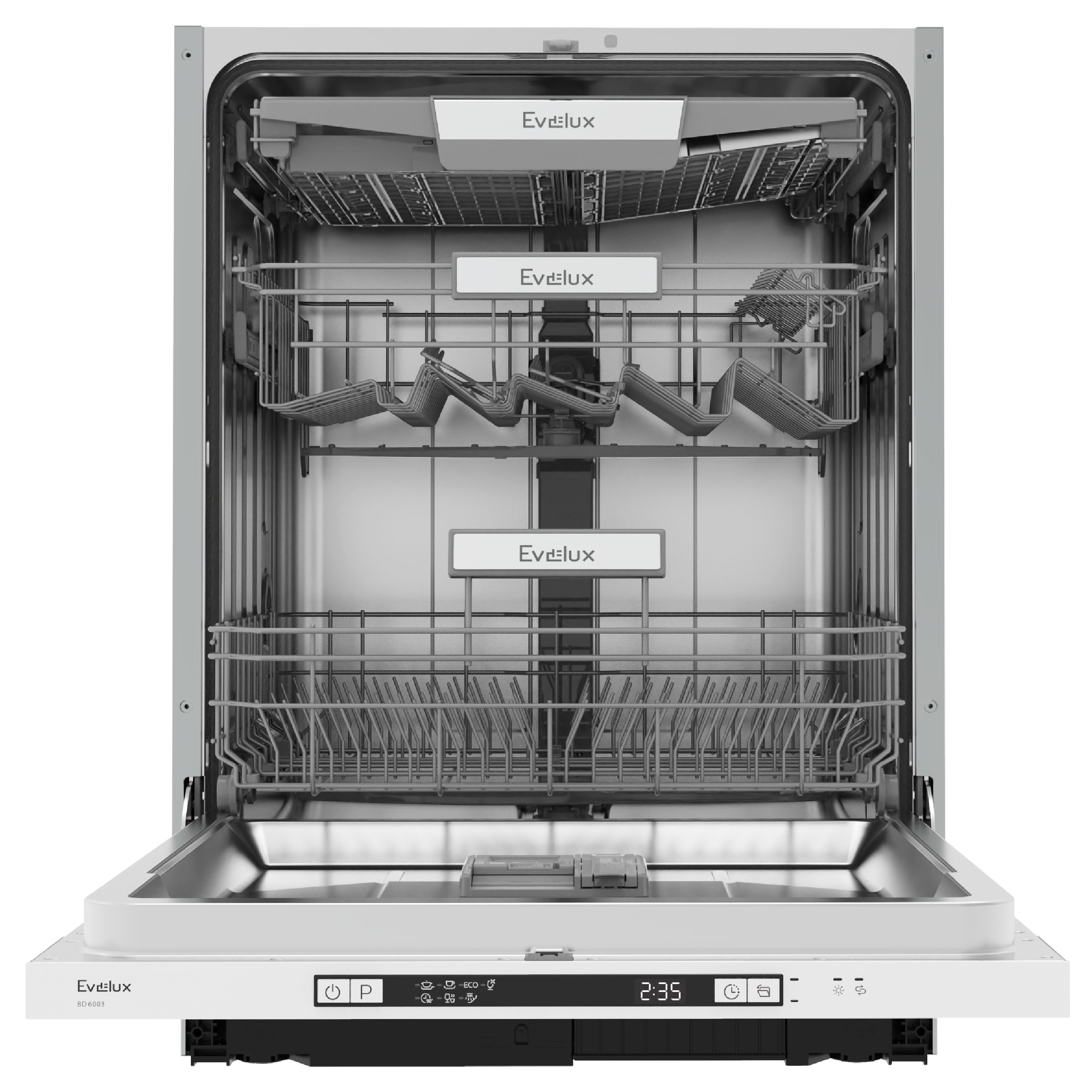 Встраиваемая посудомоечная машина Evelux BD 6003 встраиваемая посудомоечная машина evelux bd 4095 d