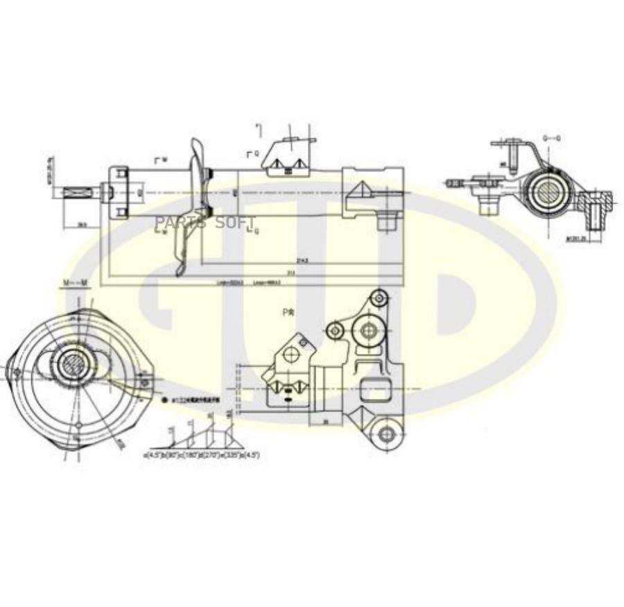 

Амортизатор NISSAN PRIMERA 02- перед.лев.газ.