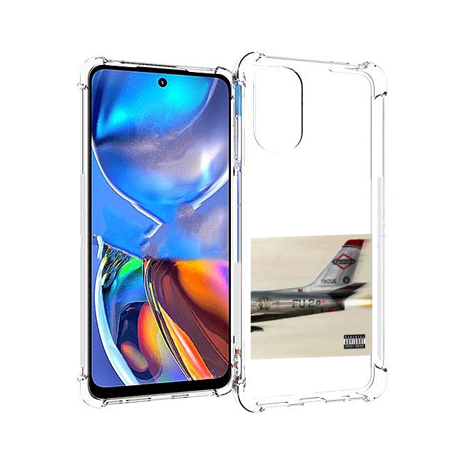 

Чехол MyPads KAMIKAZE Eminem для Motorola Moto E32, Прозрачный, Tocco