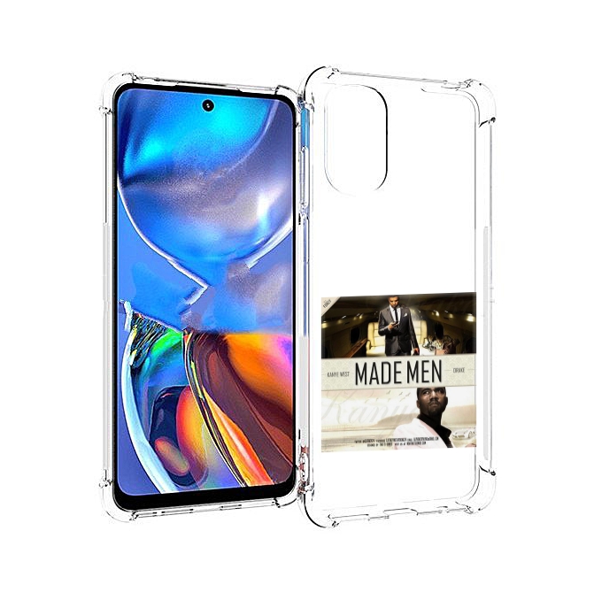 

Чехол MyPads Kanye West & Drake - Made Men для Motorola Moto E32, Прозрачный, Tocco