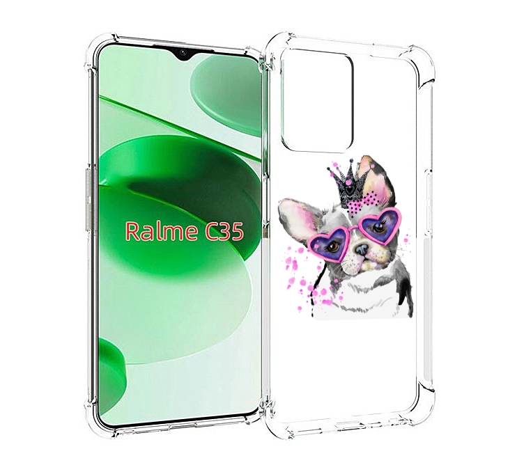 

Чехол MyPads принцесса для Realme C35 / Narzo 50A Prime, Прозрачный, Tocco