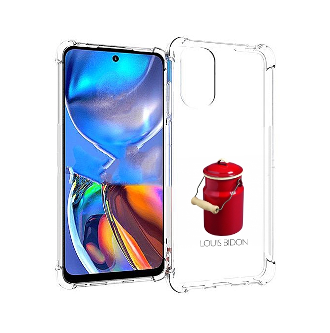 

Чехол MyPads Louis-bidon для Motorola Moto E32, Прозрачный, Tocco