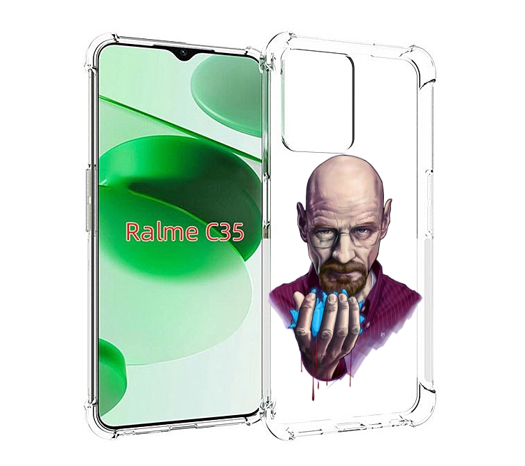 

Чехол MyPads разработчик для Realme C35 / Narzo 50A Prime, Прозрачный, Tocco