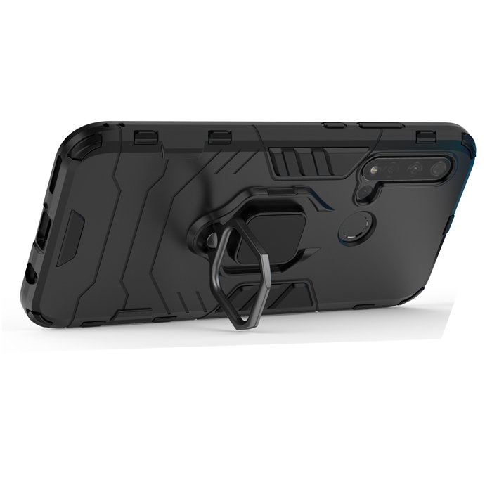 фото Противоударный чехол с кольцом panther case для huawei p20 lite 2019 / nova 5i black panther