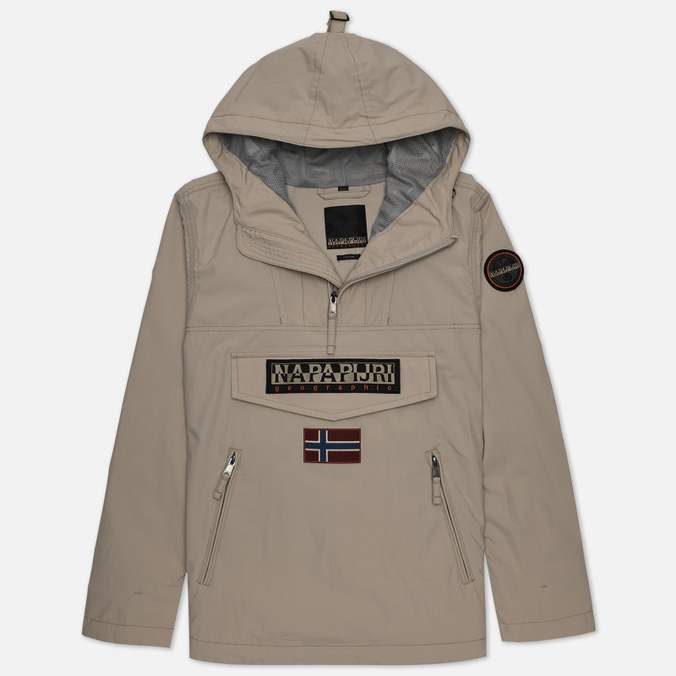 

Мужская куртка анорак Napapijri Rainforest Pocket Summer бежевый, Размер XL, Rainforest Pocket Summer