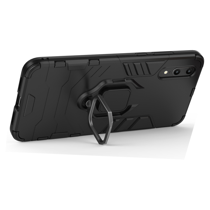 фото Противоударный чехол с кольцом panther case для huawei p20 (417851590) black panther