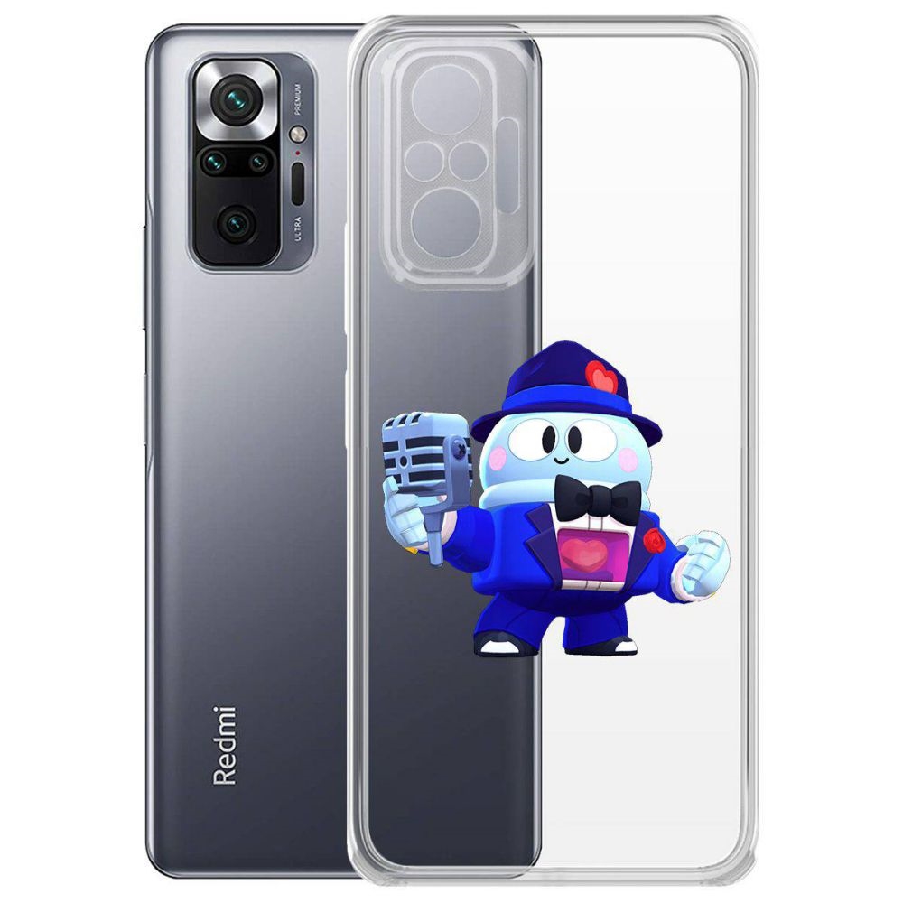 Чехол-накладка Brawl Stars-Стильный Лу для Xiaomi Redmi Note 10 Pro