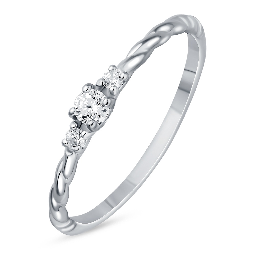 

Кольцо из серебра р. , 585Gold 701013283, фианит, 701013283