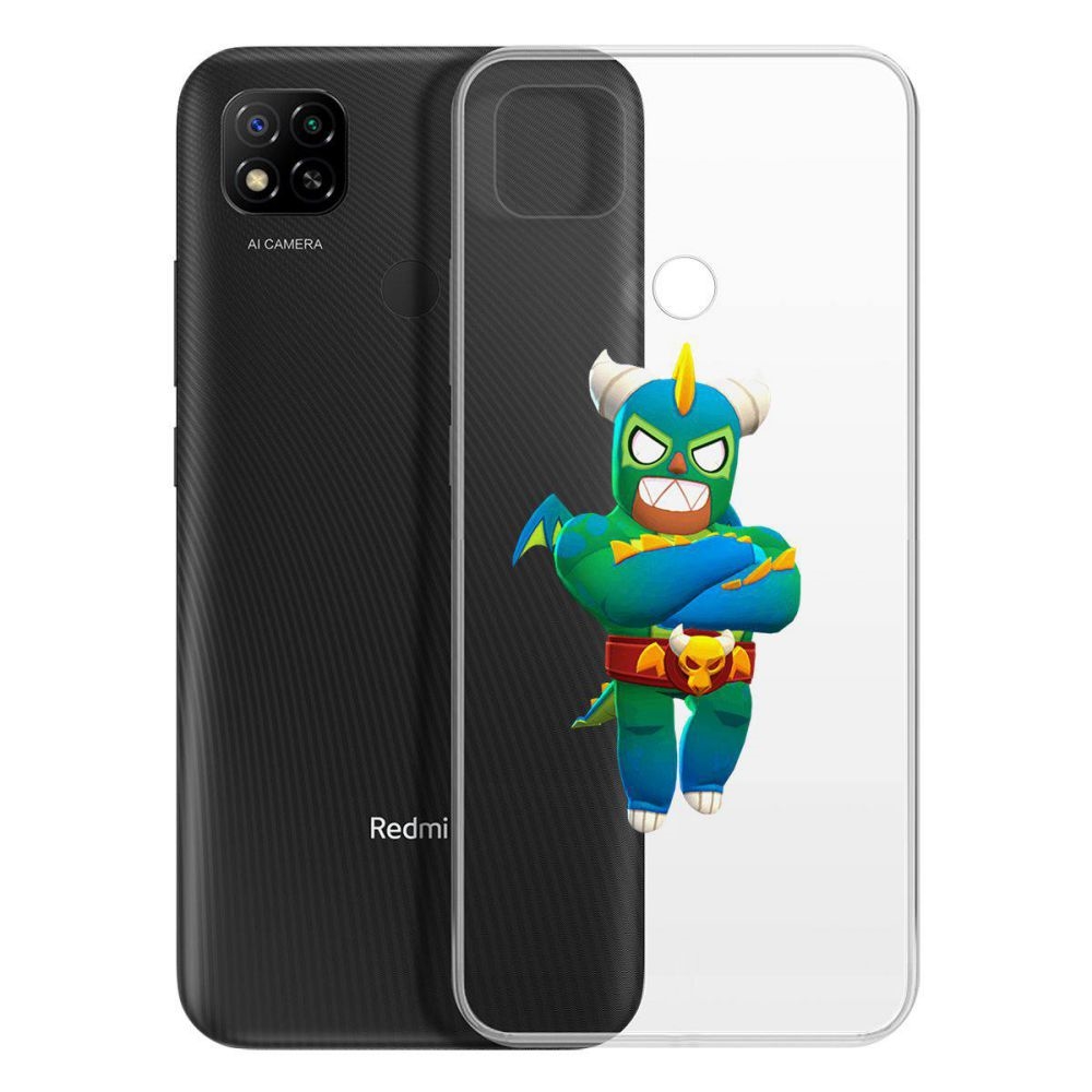 Чехол-накладка Brawl Stars-Эль Дракон Вердозо для Xiaomi Redmi 9C