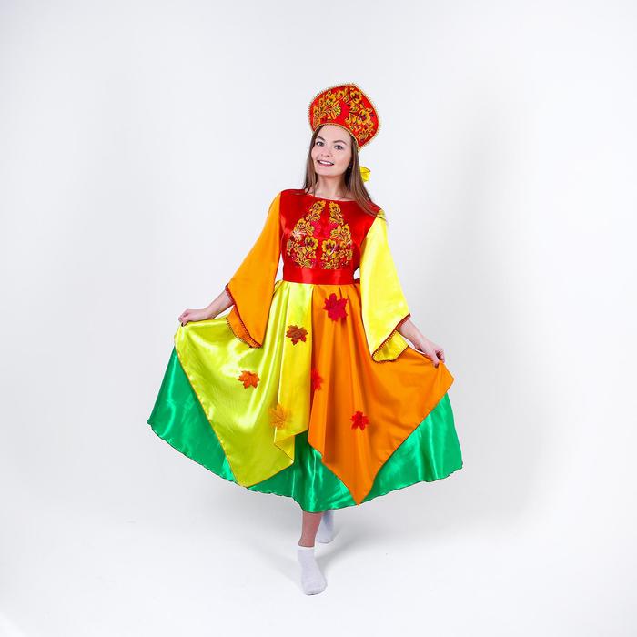

Карнавальный костюм «Осень», платье, кокошник, р. 42-44, К00000002