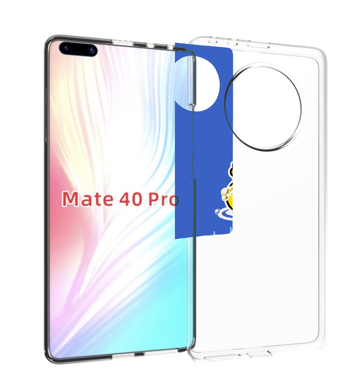

Чехол MyPads Уточка для Huawei Mate 40 Pro (NOH-NX9), Прозрачный, Tocco