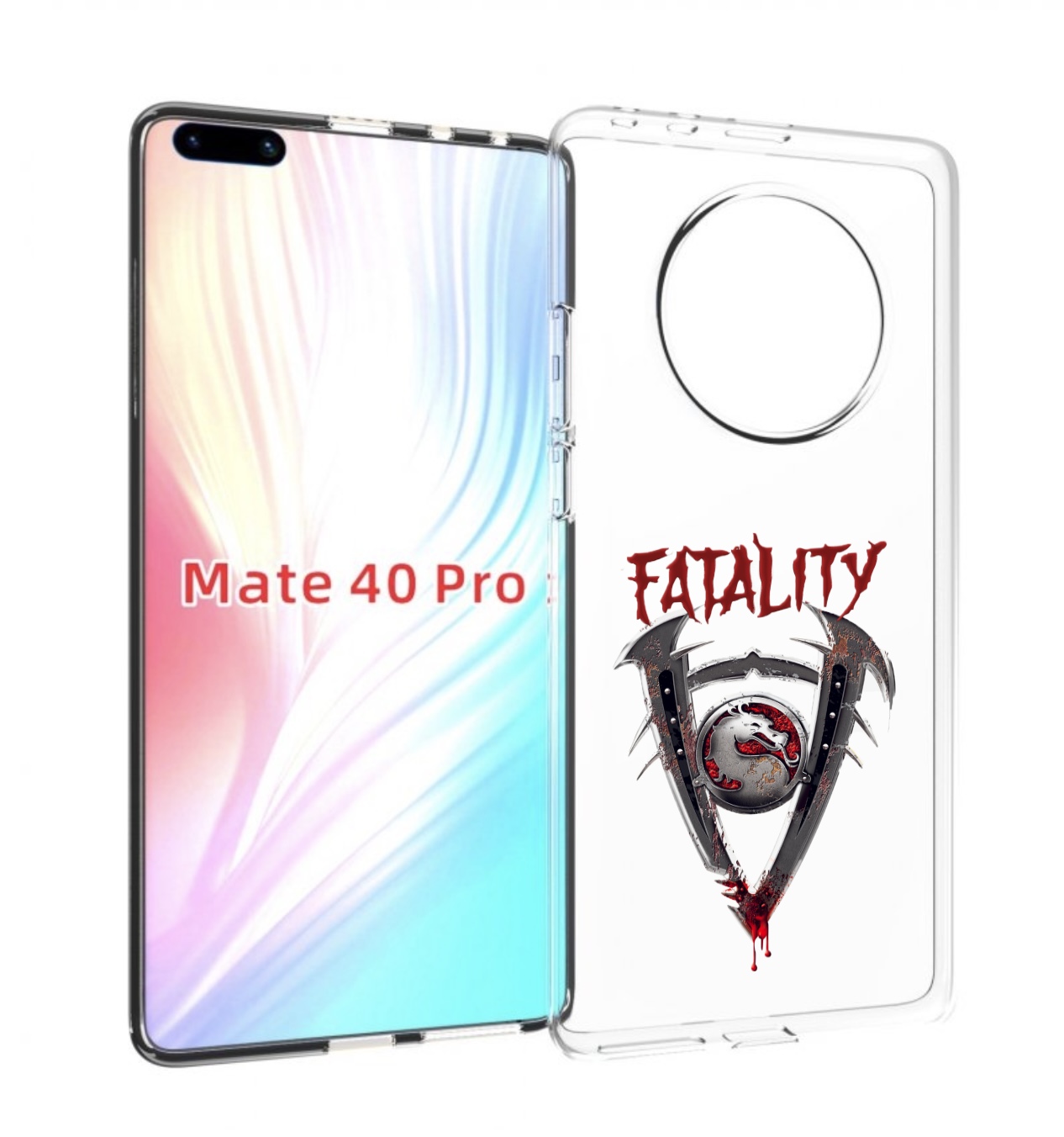 

Чехол MyPads Фаталити мужской для Huawei Mate 40 Pro (NOH-NX9), Прозрачный, Tocco