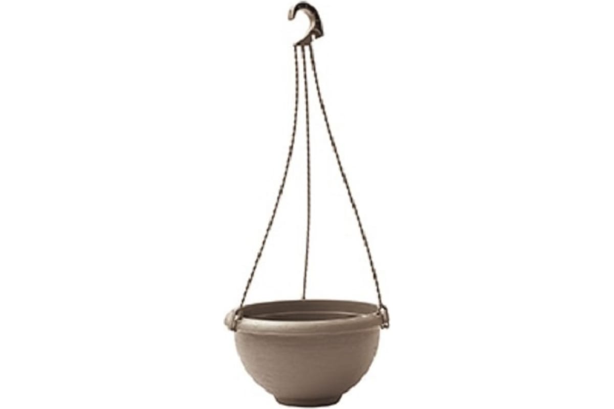

Цветочное кашпо PLASTECNIC S.p.A. Terrae basket 7107752593 63180 8 л бежевый 1 шт., Terrae basket 7107752593